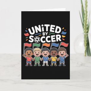United By Soccer Mångkulturell Supporter Kort