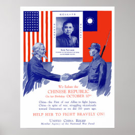 United China Relief - WW2 Poster