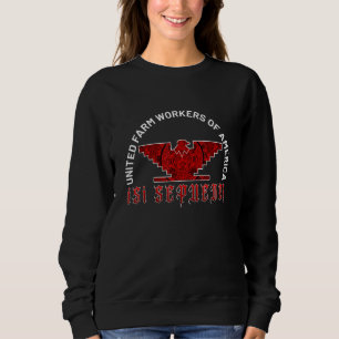 United Farm Workers Flag Huelga Fågel Flagga Ufw T Shirt