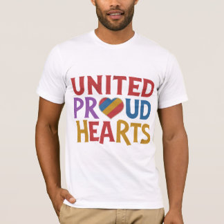 United Front Proud Hearts T Shirt