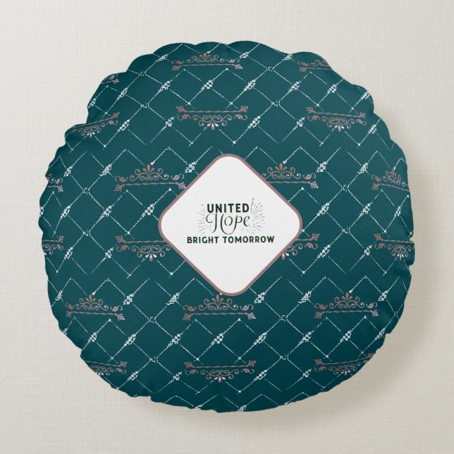 United Hope Bright imorgon Rund Kudde (Framsidan)