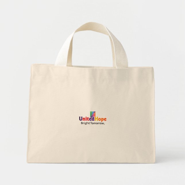 United Hope Bright Morgondagens Tote Bag Mini Tygkasse (Framsidan)
