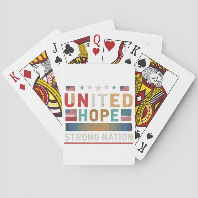 "United Hope Strong Nation". Casinokort (Baksidan)