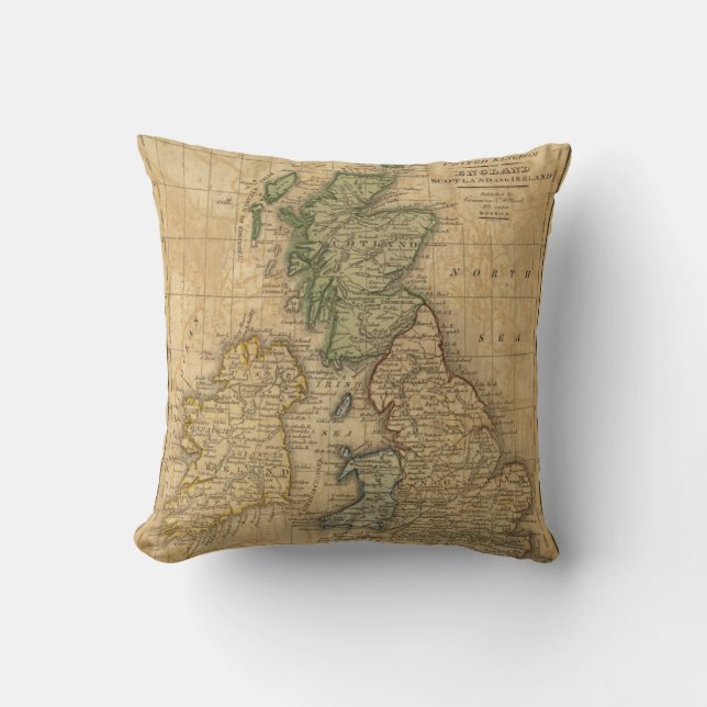 United Kingdom av England, Skottland och Irland Kudde (Framsida)