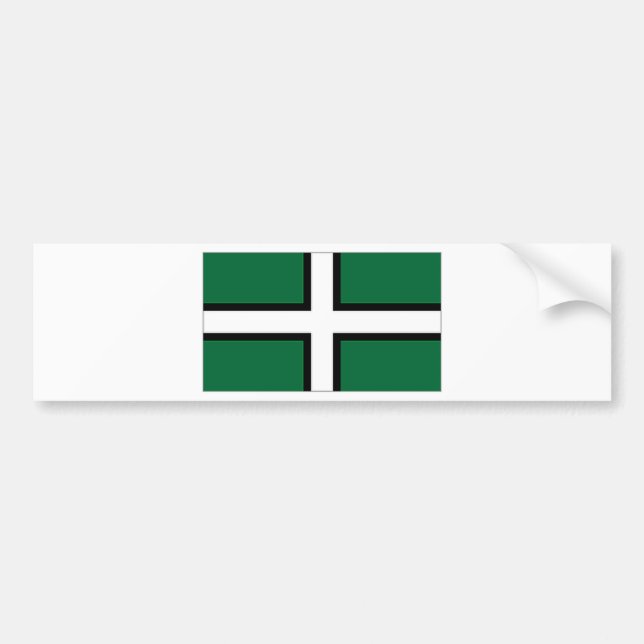 United Kingdom Devon flagga Bildekal (Framsidan)