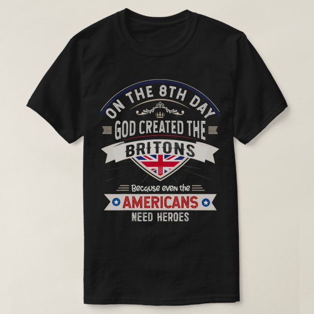 United Kingdom Flag Souvenirs for British Men & Wo T Shirt (Design framsida)