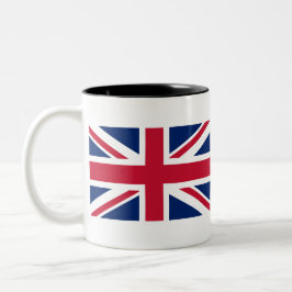 United Kingdom Flag Två-Tonad Mugg