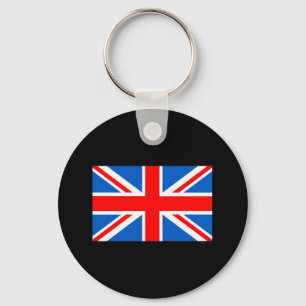 United Kingdom flaggaT-tröja och gåvor Nyckelring