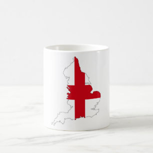 United Kingdom för den england flaggakartan land Kaffemugg