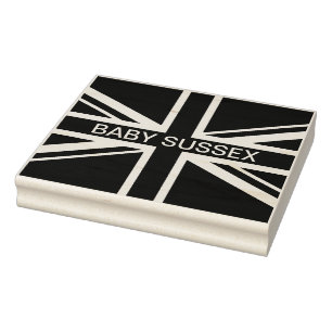 United Kingdom för facklig jackflagga Monogrammed Stämpel
