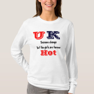 United Kingdom hoade flickat-skjortor Tee