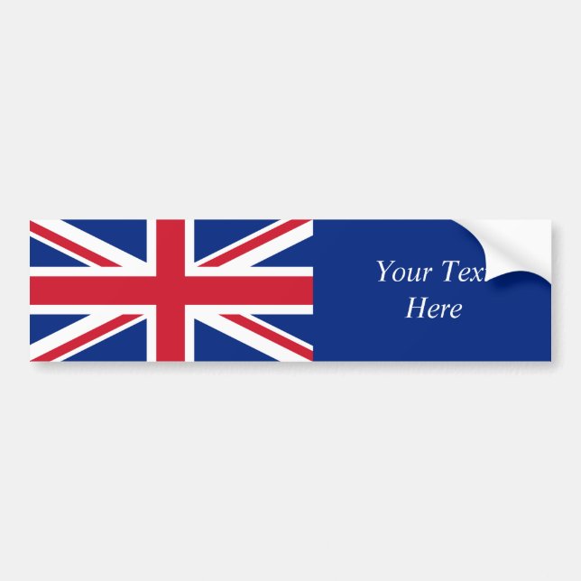 United Kingdom medborgareflagga Bildekal (Framsidan)