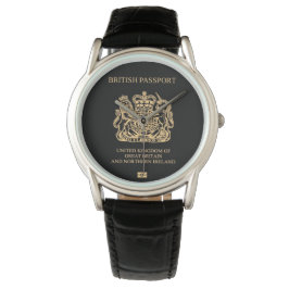 United Kingdom passport wristwatch Armbandsur