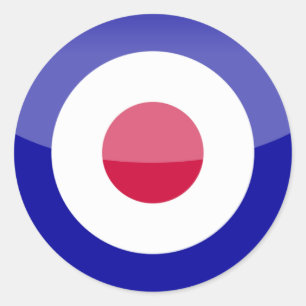 United Kingdom Runt Klistermärke