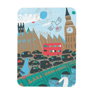 United Kingdom stadsplats Magnet