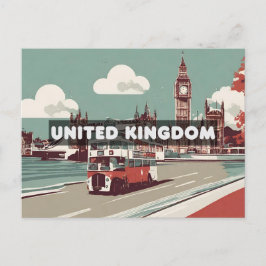United Kingdom Travel London Postcard Vykort