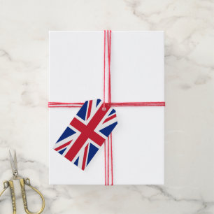 United Kingdom UK facklig jackflagga Britannien Presentetikett