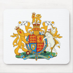 United Kingdom vapensköld Mousepad Musmatta