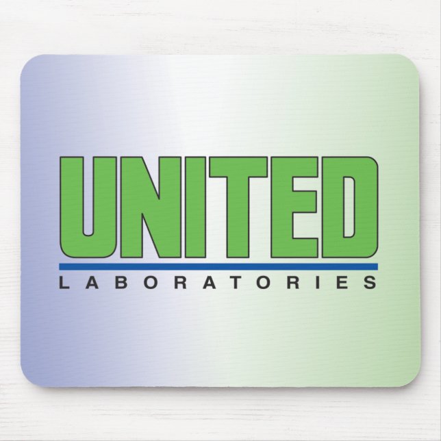 United Laboratories Logotyp Mousepad Musmatta (Framsidan)