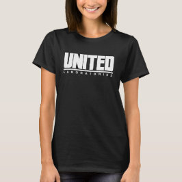 United Laboratories Women's T- Shirt w/ White Logo T Shirt