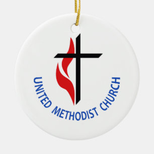 United Methodist Julgransprydnad Keramik