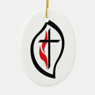 United Methodist Women Julgransprydnad Keramik