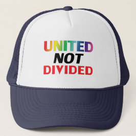 United Not Division - red, white, blue lgbtq lgbt Keps