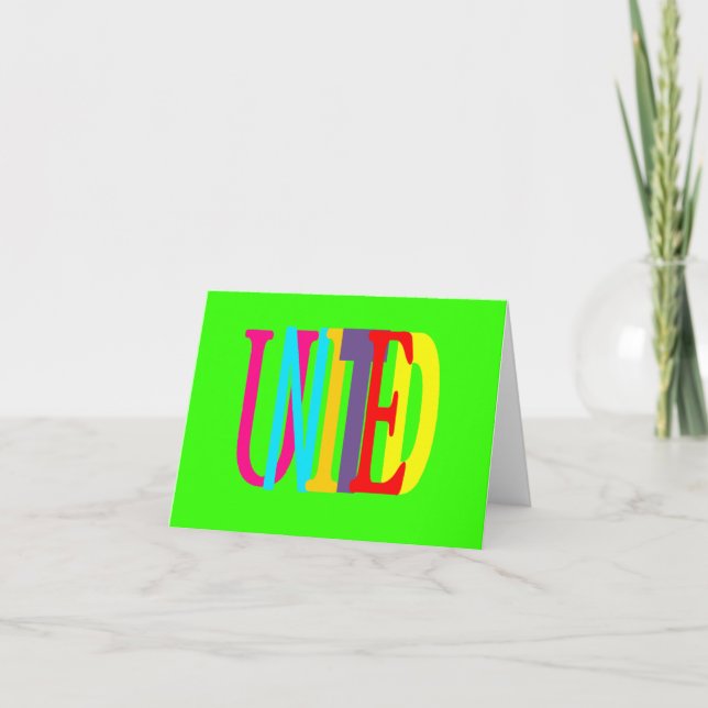 United Note Card Kort (Framsida)
