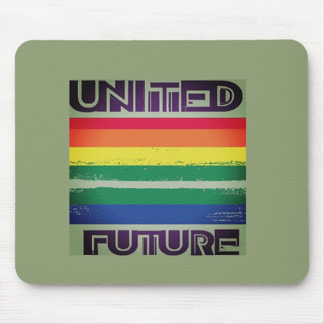United Pride Proud Future Mousepad Musmatta (Framsidan)