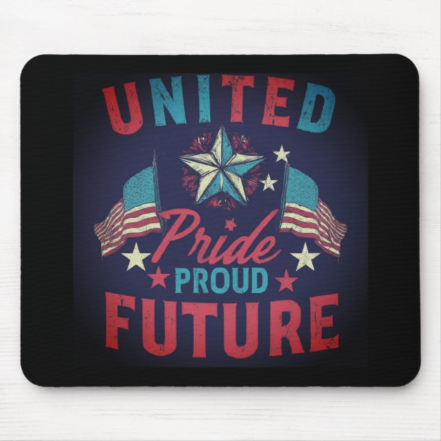 United Pride Proud Future Mousepad Musmatta (Framsidan)