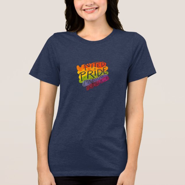 United Pride Proud Future T Shirt (Framsida)