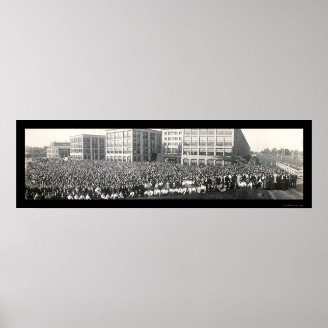 United Shoe Beverly MORSA Photo 1911 Poster (Framsidan)