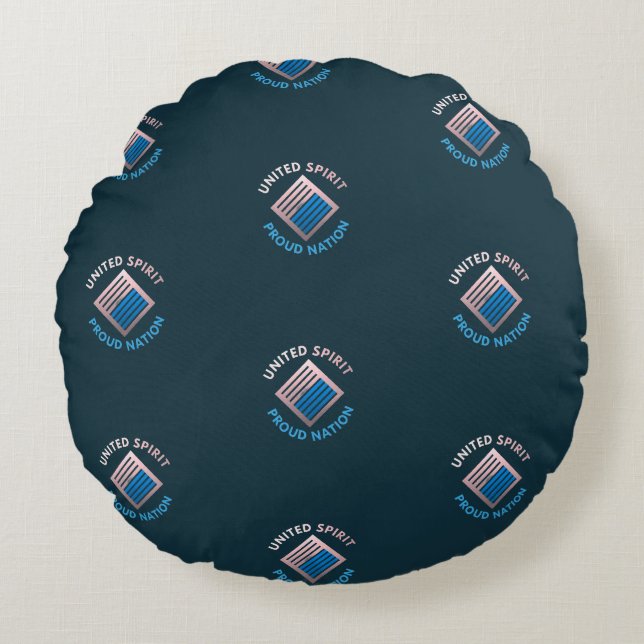 United Spirit Proud Nation Rund Kudde (Framsidan)