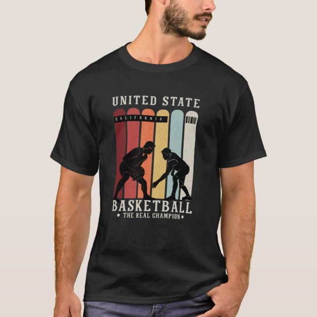 United State Basketball, riktig mästare T Shirt (Framsida)