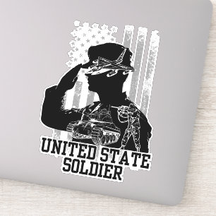 United State Soldier Klistermärken