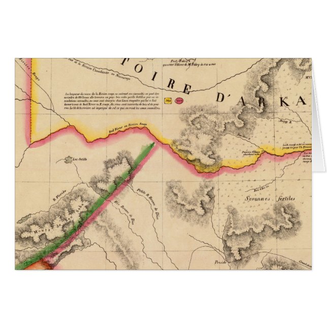 United Stater, America 55 Hälsningskort (Framsidan Horizontal)