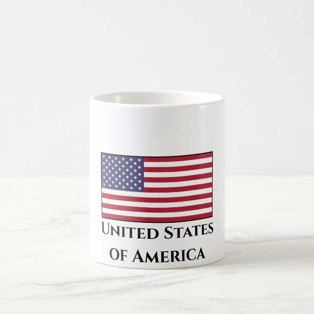 United Stater (American Flagga) Kaffemugg (Center)