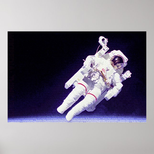 United Stater Astronaut Poster (Framsidan)
