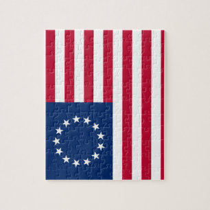 United Stater Betsy Ross Flagga Pussel