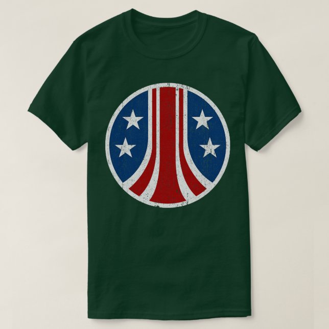United Stater Colonial Vapensköld Variant T Shirt (Design framsida)