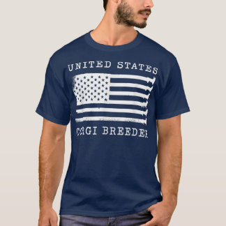 United Stater Corgi Breeder DesignCorgi Breeder US T Shirt