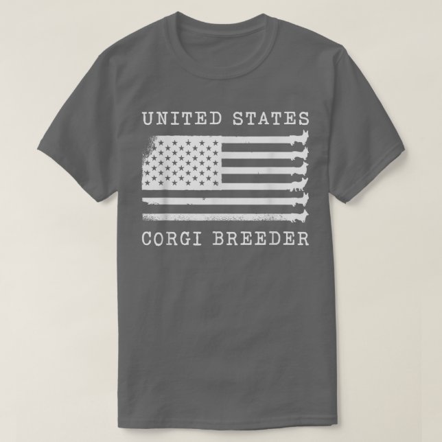 United Stater Corgi Breeder DesignCorgi Breeder US T Shirt (Design framsida)