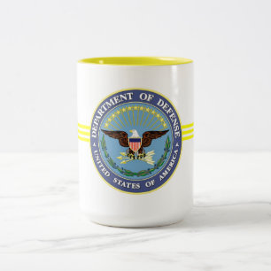 United Stater Department of Defense Två-Tonad Mugg