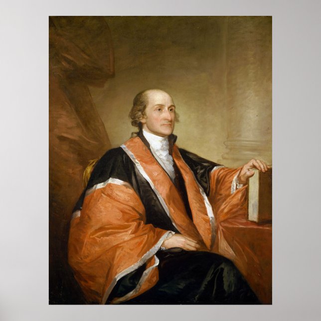 United Stater First Supreme Court Justice John Jay Poster (Framsidan)