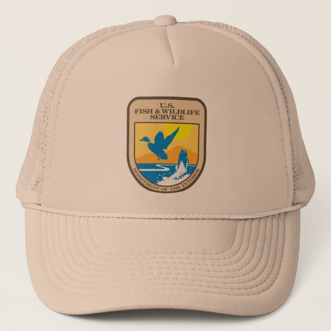 United Stater Fish and Wildlife Service Truckerkeps (Framsida)