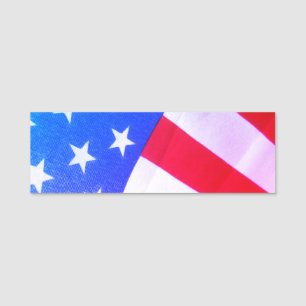 United Stater Flagga Classic Namn bricka Namnbricka
