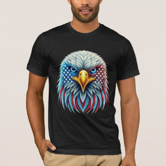 United Stater Flagga Örn Patriotic T Shirt