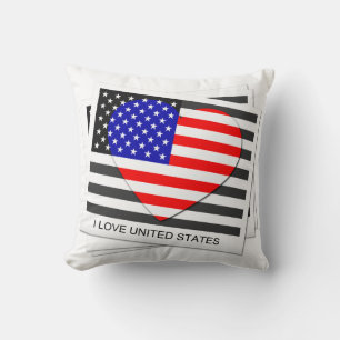 United Stater Flagga Pillow Kudde