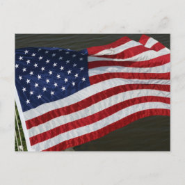 United Stater Flagga Postcard Vykort