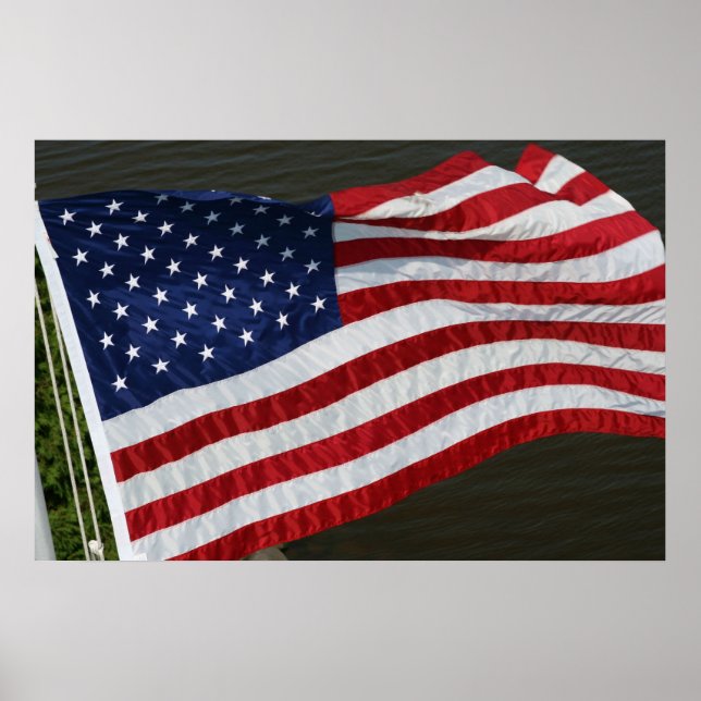 United Stater Flagga Poster (Framsidan)
